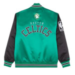 Mitchell & Ness NBA Boston Celtics Primetime Heavyweight Satin Jacket Vintage Logo Celtics M JK8453-BCEKYGN pánské L