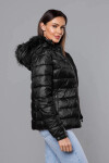 Černá krátká dámská zimní bunda (YP-20129-1) - Goodlookin M