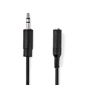 Nedis Stereo Audio kabel jack 3.5 mm (M) - jack 6.35 mm (F) 0.20 m černá (CAGB22550BK02)