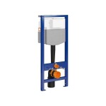 CERSANIT/S - CERSANIT předstěnový instalační systém s černým tlačítkem K97-0574 + WC CERSANIT DESSE VORTEX + SEDÁTKO K97-526 0574 ES1
