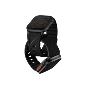 UNIQ Fluo magnetický řemínek pro Apple Watch 49/46/45/44/42/41/40 mm, Midnight black (8886463693544)