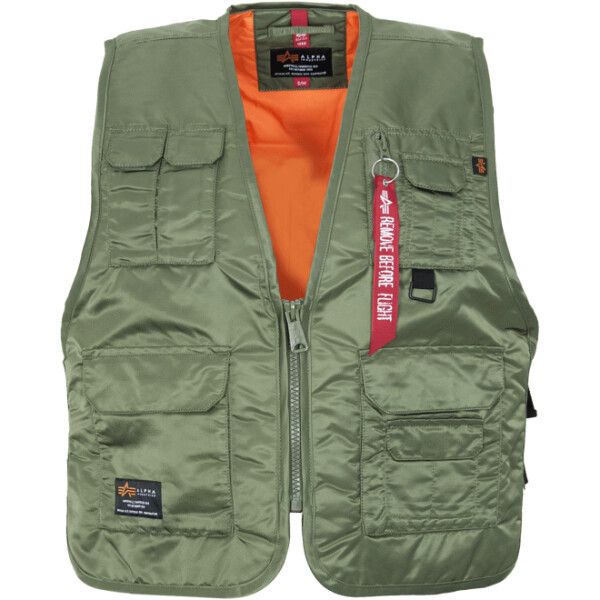 Alpha Industries Vesta Utility Vest šalvějová L/XL