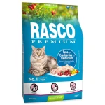 Rasco Premium Sterilized tuňák s brusinkou a lichořeřišnicí 2kg / Granule pro dospělé kočky (1703-10394)