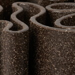 Ferm Living Kameninová váza Dedali Dark Brown Medium, hnědá barva, keramika