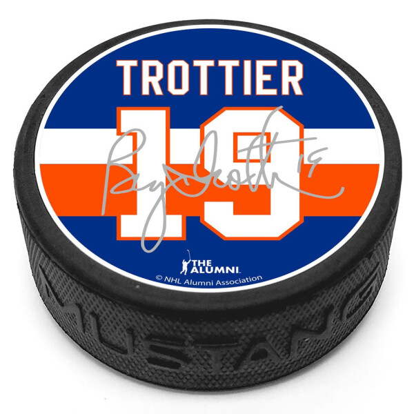 Mustang Puk New York Islanders NHL Alumni Puck - Trottier