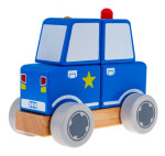 Mamido Dřevěné autíčko policie