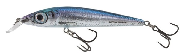 Salmo Wobler Rattlin Sting Floating 9cm - Holographic Blue,Salmo Wobler Rattlin Sting Floating 9cm - Holographic Blue