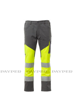 Letní pracovní kalhoty Payper WORKING SUMMER Barva: Žlutá Fluo/ Kouřová, Velikost: XL (S00442P10201029XL)