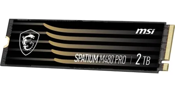 MSI Spatium M480 PRO 2TB / SSD / M.2 2280 / PCIe 4.0 NVMe / R:7400MB/s / W:7000MB/s (S78-440Q600-P83)