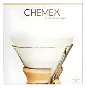 Chemex FP-1 papírové filtry na 6/8/10 šálků / Filtry na kávu / Neskládané / kruhové / 100 ks