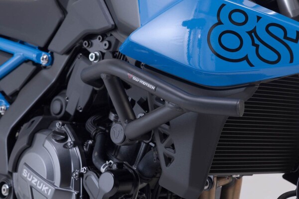 Nárazová lišta\r\n\r\nNárazové tyče jsou vhodné pro Suzuki Gsx-8S (22-) a jsou vyrobeny z robustní trubkové oceli s černým prášk