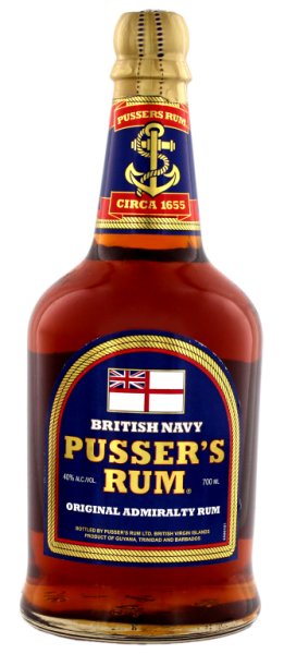 Pusser's Original Admiralty Rum 40% 0,7 l (holá lahev)