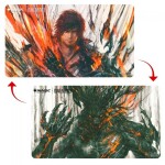 Oboustranná hrací podložka MTG Final Fantasy - Clive, Ifrit’s Dominant/Ifrit, Warden of Inferno