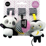 Závěsná plyšová hračka opice, panda, míč - TOMI