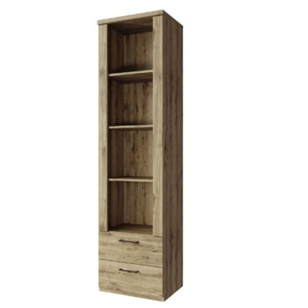 ARTEN (NANO Systems s.r.o.) Vysoký otevřený regál DOORSET-2S (Dub navarra) VYSOKY-OTEVRENY-REGAL-DOORSET-2S