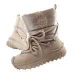 Lee Cooper dámská sportovní obuv zimní trekingová zateplená béžová přírodní kůže dámské 36