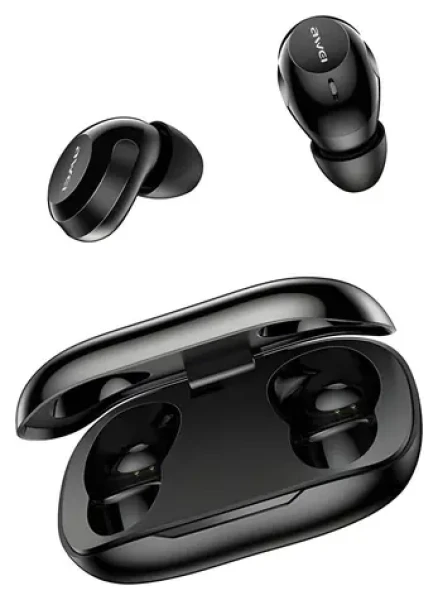 Awei T20 černá / Bezdrátová sluchátka s mikrofonem / TWS / ENC / Bluetooth 5.4 / dobíjecí pouzdro (T20)