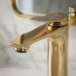 REA - Umyvadlová baterie PREMIUM Vision Gold Low REA-B6341