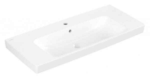 VILLEROY & BOCH - Architectura Umyvadlo 100x45 cm, s přepadem, otvor pro baterii, alpská bílá 4A87A501