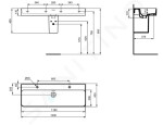 IDEAL STANDARD - Strada II Umyvadlo 1200x430 mm, 2 otvory pro baterii, bílá T364801