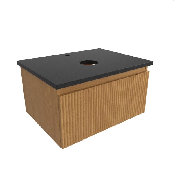 Koupelnová skříňka s krycí deskou SAT Evolution 58x30x44,5 cm dub medový mat SATEVO60DMZ SATEVO60DMZ