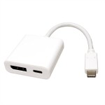 Renkforce RF-5234038 USB-C® / HDMI kabelový adaptér [1x USB-C® zástrčka - 1x HDMI zásuvka] černá stínění pletivem 0.15 m