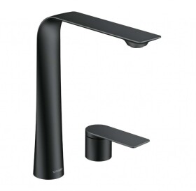 DURAVIT - D.1 Umyvadlová baterie, 2-otvorová instalace, matná černá D11130002046