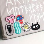 Studio Arhoj Nášivka Heart, růžová barva