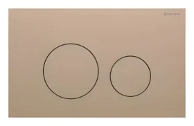 Geberit Sigma40 ovládací tlačítko kartáčované červené zlato / Ovládání splachování / Nerezová ocel / Easy-to-clean (115.628.QB.1)