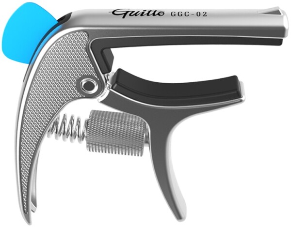 Guitto GGC-02 Revolver Capo Silver