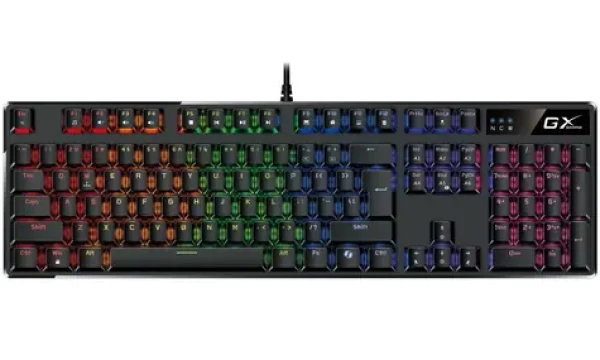 GENIUS GX GAMING Scorpion K12 černá / Herní drátová klávesnice / mechanická / RGB / Copilot / USB / CZ+SK layout (31310057403)