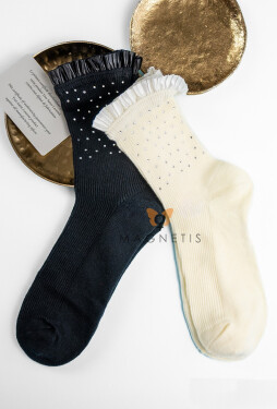 Ponožky Magnetis QR5002 Trysky černá univerzální