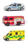 Maisto - CZ - Sada Záchranných vozidel, Česká republika - Policie, Sanitka, Hasičský vůz, 1:64