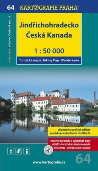 50T (64)-Jindřichohradecko,Česká Kanada (turistická mapa)