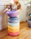Balanční kameny Stapelstein Rainbow Pastel, 6 ks