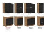Kuchyňská linka 260 cm Vigo 6 Barva korpusu: Dub Lancelot + Dark wood