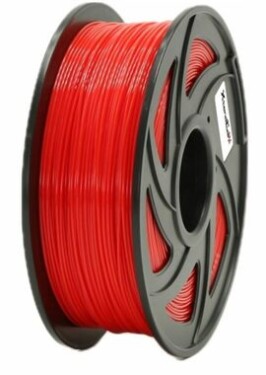 XtendLan PETG filament červená / struna pro 3D tiskárnu / PETG / 1.75mm / 1kg   (3DF-PETG1.75-FRD 1kg)