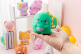 Mini Squishy antistresová postavička Dino
