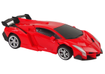Mamido Auto Robot Transformers 2v1 na dálkové ovládání RC červený