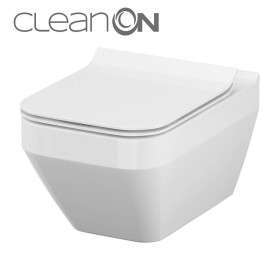 CERSANIT - Sada B217: závěsná mísa HF CREA obdélník TS SLIM DUR SC EO BOX S701-404