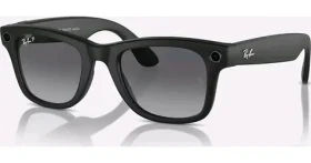 Meta Ray-Ban Gen1 Wayfarer Matte Black Polarized Gradient Graphite (8056597982788)