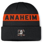 Fanatics Pánská zimní čepice Anaheim Ducks NHL Authentic Pro A/Cap Cuffed Beanie