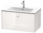 DURAVIT - Brioso Umyvadlová skříňka 44x82x48 cm, 1 zásuvka, lesklá bílá BR400202222