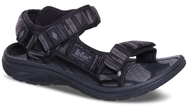 Lee Cooper LCW-26-34-4424M Pánské sandály černé 43