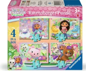 RAVENSBURGER Puzzle Gábinin kouzelný domek 4v1