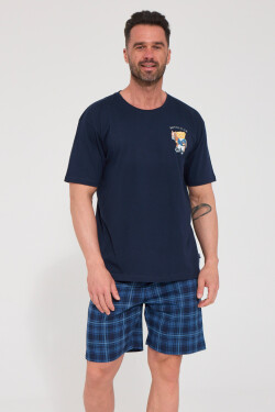 PÁNSKÉ PYŽAMO KR 326/349 ROYAL CLUB GRANÁT XXL
