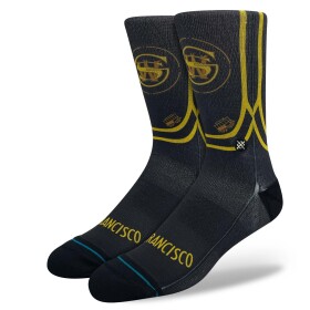 Pánské ponožky Golden State Warriors NBA 2023 24 City Edition Stance Crew Velikost: L