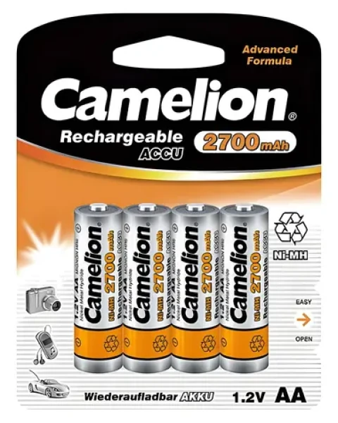 Camelion AA (R06) 2700 mAh, 4 ks / Nabíjecí baterie / Ni-MH / 1,2 V (17027406)