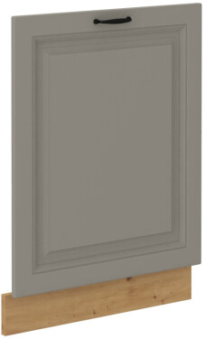 Dvířka na vestavnou myčku nádobí Stilo ZM 713x596 Barva korpusu: Dub artisan, Barva dvířek: Clay Grey