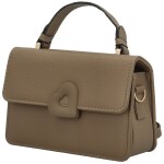 Módní dámská koženková kabelka do ruky Derin, khaki